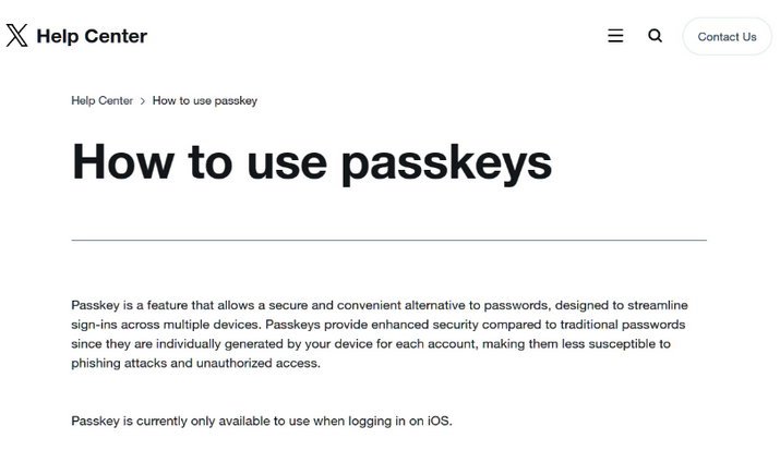 新兴苹果维修店铺分享iOS用户如何通过通行密钥(Passkey)登录 