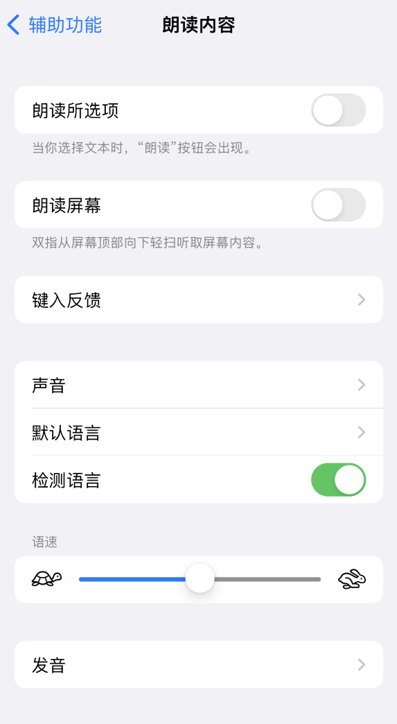 新兴苹果服务网点分享iOS 16 小技巧：让 iPhone 朗读屏幕上的内容或所选择的文本 