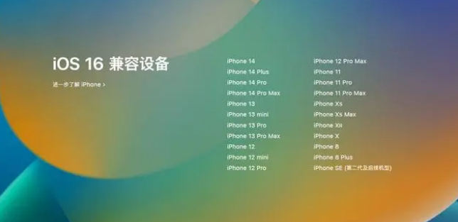 新兴苹果手机维修分享iOS16.1.1支持哪些设备 