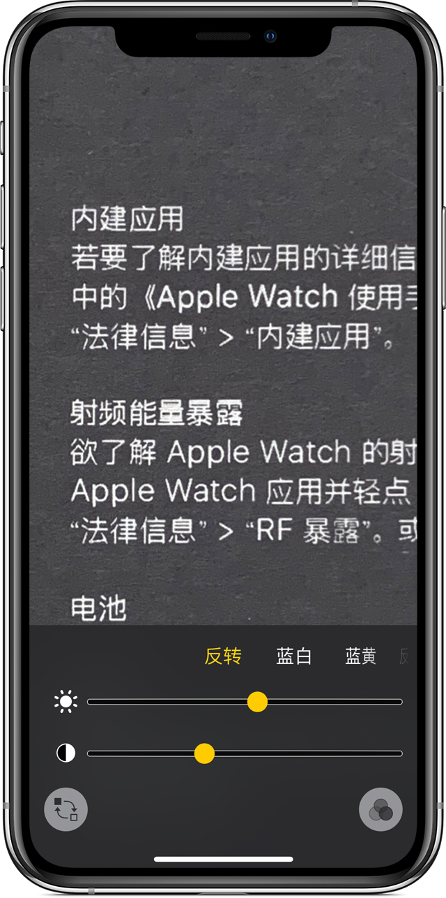 新兴苹果手机维修分享iPhone 小技巧：使用自带的放大器功能放大文字 